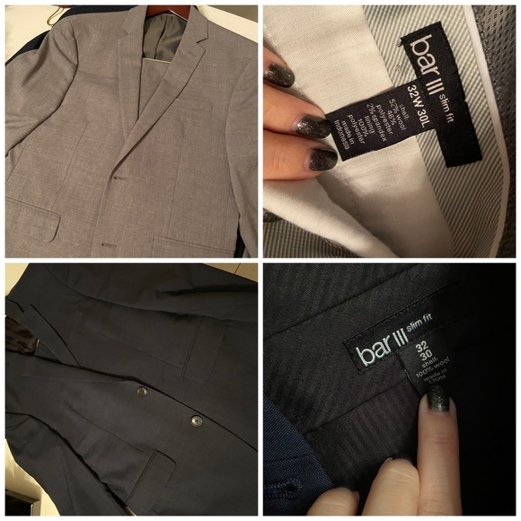 EUC Bundle of 8 Macy’s Bar III Suits - Picture 4 of 5